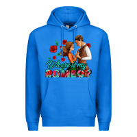 True Royal where is my romeo Premium Hoodie - AdoDesignShop