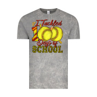 Cloud Rock i tackled 100days of school softball Vintage Tee - texasbilliewilder