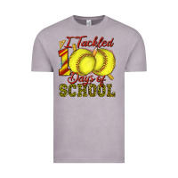 Vintage Zinc i tackled 100days of school softball Vintage Tee - texasbilliewilder