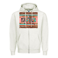 Oatmeal Heather easter true story Zipper Hoodie - JahusDesignShop