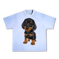 Grape Ice dachshund puppy Urban Heavy Tee - RanaPortraitStore