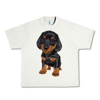Pistachio dachshund puppy Urban Heavy Tee - RanaPortraitStore