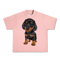 Salmon dachshund puppy Urban Heavy Tee - RanaPortraitStore
