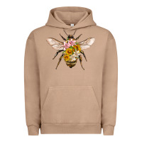 Pigment Burro bee with flowers Urban Hoodie - Artiststas
