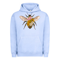 Pigment Grape Ice bee with flowers Urban Hoodie - Artiststas