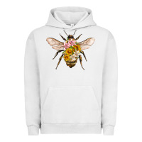 Pigment Lunar Rock bee with flowers Urban Hoodie - Artiststas