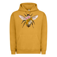 Pigment Peanut Butter bee with flowers Urban Hoodie - Artiststas