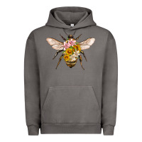 Pigment Tornado bee with flowers Urban Hoodie - Artiststas
