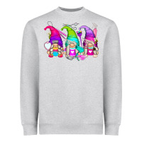Heather Grey hair styles gnomes Heavyweight Sweatshirt - Zillion Design Studio