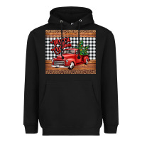 Black merry Christmas truck Heavyweight Hoodie - Jasminsmagicworld