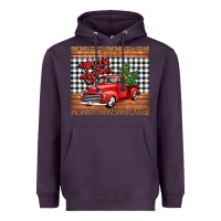Plum merry Christmas truck Heavyweight Hoodie - Jasminsmagicworld