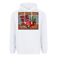 White merry Christmas truck Heavyweight Hoodie - Jasminsmagicworld