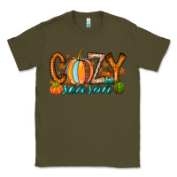 Army Green cozy season Classic Tee - RacoonDesign