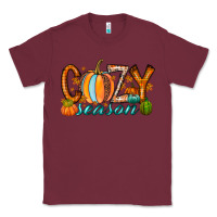 Burgundy cozy season Classic Tee - RacoonDesign