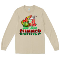 Mushroom sweet sweet summer Long Sleeve Tee - CowhideDigitalArt