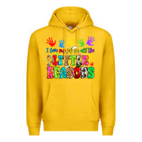 Lemon I love my job for all the little reasons Premium Hoodie - MaliasSmallBusiness