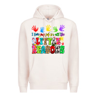 Pale Pink I love my job for all the little reasons Premium Hoodie - MaliasSmallBusiness
