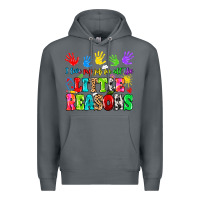 Rock I love my job for all the little reasons Premium Hoodie - MaliasSmallBusiness