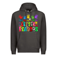Smoke I love my job for all the little reasons Premium Hoodie - MaliasSmallBusiness