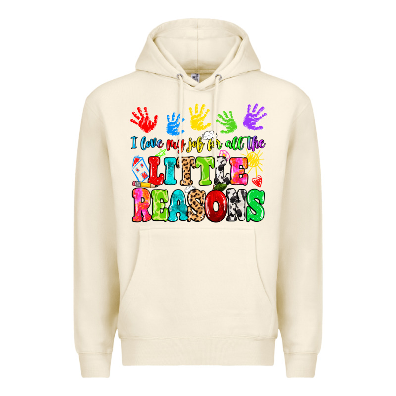 I Love My Job For All The Little Reasons Premium Hoodie by MaliasSmallBusiness | Teevron