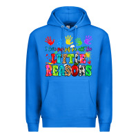True Royal I love my job for all the little reasons Premium Hoodie - MaliasSmallBusiness