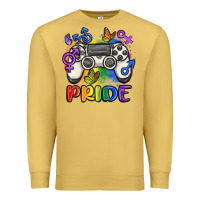 Antique Gold gaymer pride Premium Sweatshirt - MaliasSmallBusiness