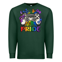 Sports Green gaymer pride Premium Sweatshirt - MaliasSmallBusiness
