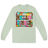 Matcha hello summer Long Sleeve Tee - AdoDesignShop