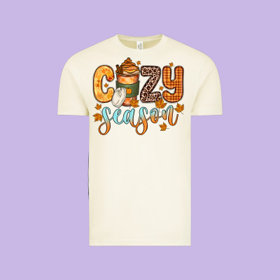 Cozy Season Vintage Tee Designed By Zillion Design Studio