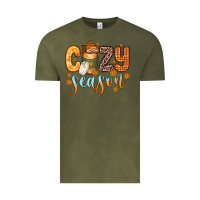 Vintage Olive cozy season Vintage Tee - Zillion Design Studio
