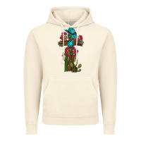 Vintage Artic Gemstone Cross With Cactus Vintage Hoodie - RanaPortraitStore