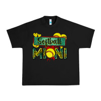 Black softball mini with leopard Urban Heavy Tee - Zillion Design Studio