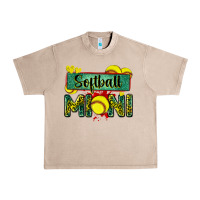 French Oak softball mini with leopard Urban Heavy Tee - Zillion Design Studio