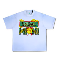 Grape Ice softball mini with leopard Urban Heavy Tee - Zillion Design Studio