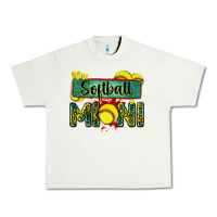 Pistachio softball mini with leopard Urban Heavy Tee - Zillion Design Studio