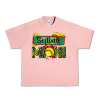 Salmon softball mini with leopard Urban Heavy Tee - Zillion Design Studio