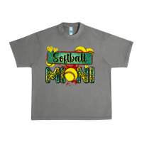 Tornado softball mini with leopard Urban Heavy Tee - Zillion Design Studio