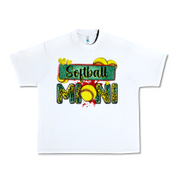 White softball mini with leopard Urban Heavy Tee - Zillion Design Studio