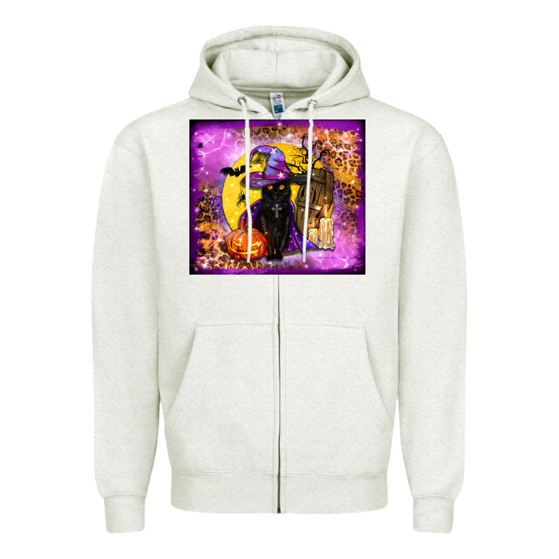 Witchy Cat Tumbler Zipper Hoodie by BundleAndBundleShop | Teevron