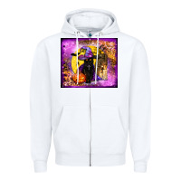 White witchy cat tumbler Zipper Hoodie - BundleAndBundleShop