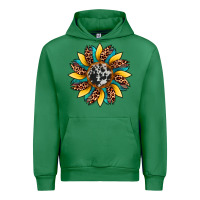 Emerald sunflower cowhide leopard Urban Hoodie - Artiststas