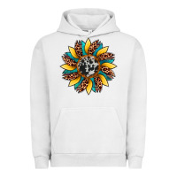 Pigment Lunar Rock sunflower cowhide leopard Urban Hoodie - Artiststas