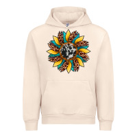 Sandshell sunflower cowhide leopard Urban Hoodie - Artiststas