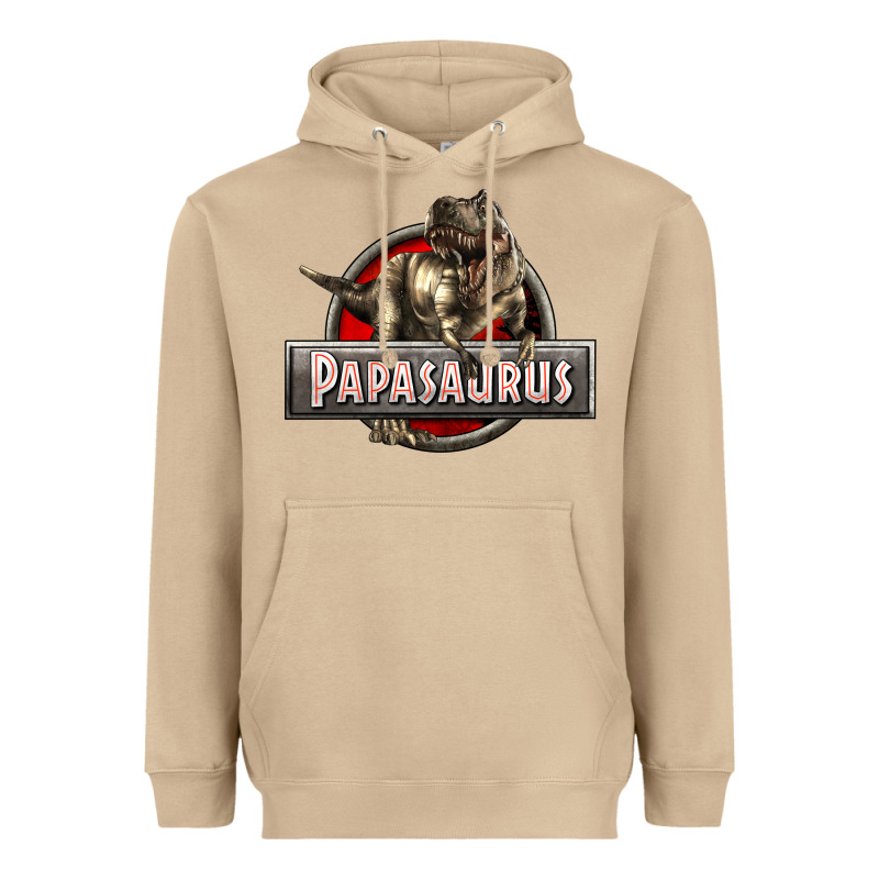 Papasaurus T-rex Heavyweight Hoodie by LillyAllenDesigns | Teevron