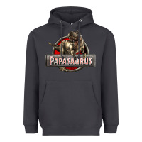 Smoke Papasaurus T-Rex Heavyweight Hoodie - LillyAllenDesigns