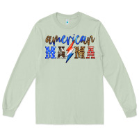 Matcha american mama thunderbolt Long Sleeve Tee - HRA Design Shop