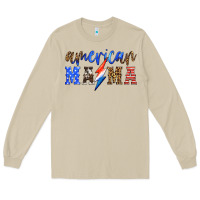 Mushroom american mama thunderbolt Long Sleeve Tee - HRA Design Shop