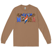 Toasted Coconut american mama thunderbolt Long Sleeve Tee - HRA Design Shop