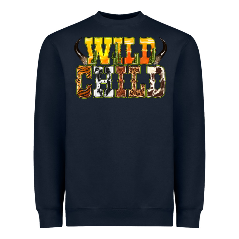 Western Wild Child Heavyweight Sweatshirt by texasbilliewilder | Teevron
