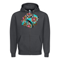 Smoke race sunflower patches Zipper Hoodie - AdoDesignShop